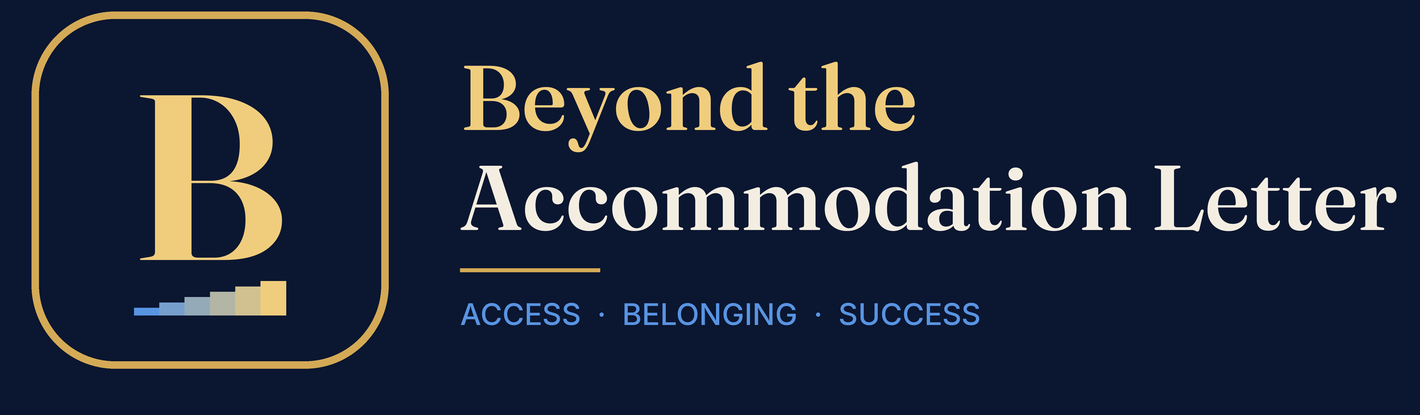 Gold letter B above a small staircase of blue, gray, and gold bars inside a rounded square